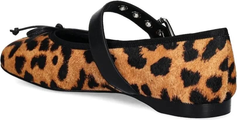 Jeffrey Campbell Ballerina's met luipaardprint en gesp Bruin - Foto 2