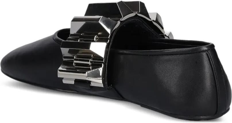 Jeffrey Campbell Ballerina's met ronde neus Zwart - Foto 3