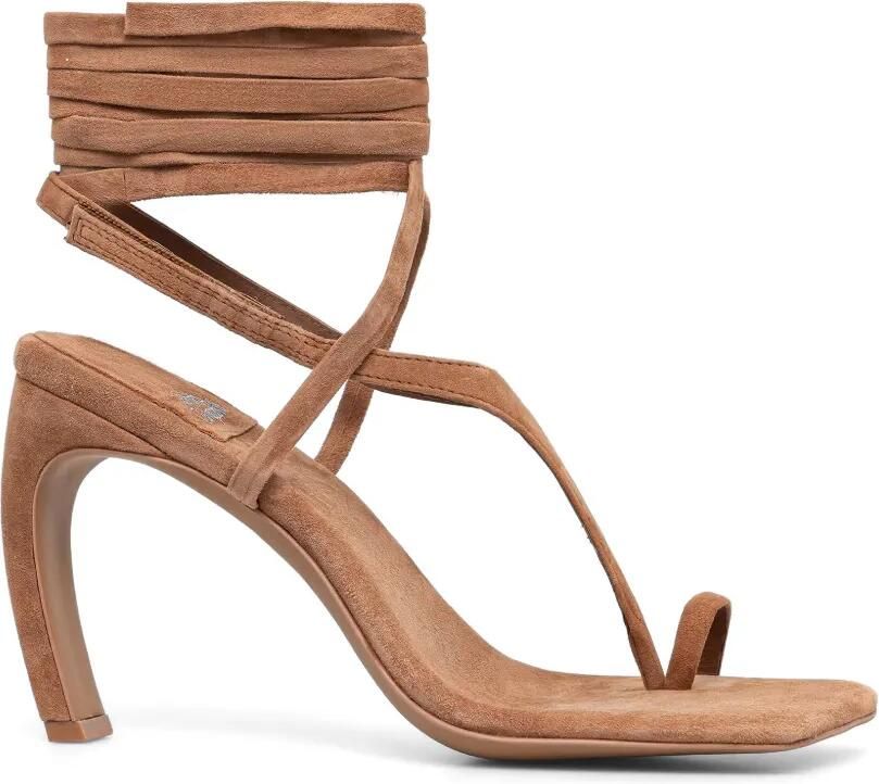 Jeffrey Campbell Bon-Bon suède sandalen met veters Bruin - Foto 3
