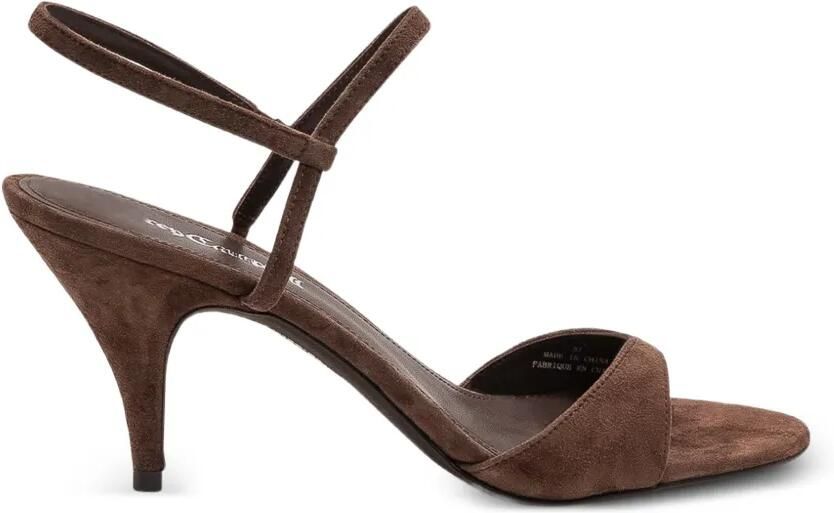 Jeffrey Campbell Calla suède sandalen Bruin