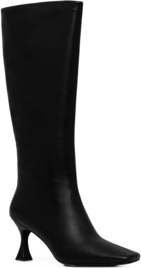 Jeffrey Campbell Check-Mate square-toe boots Zwart - Foto 3