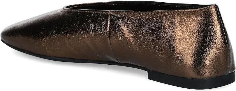 Jeffrey Campbell Fathom metallic leren ballerina's Bruin - Foto 3