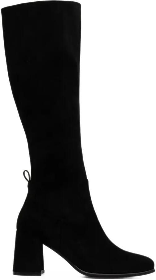 Jeffrey Campbell Hotlava K2 square-toe block-heel boots Zwart