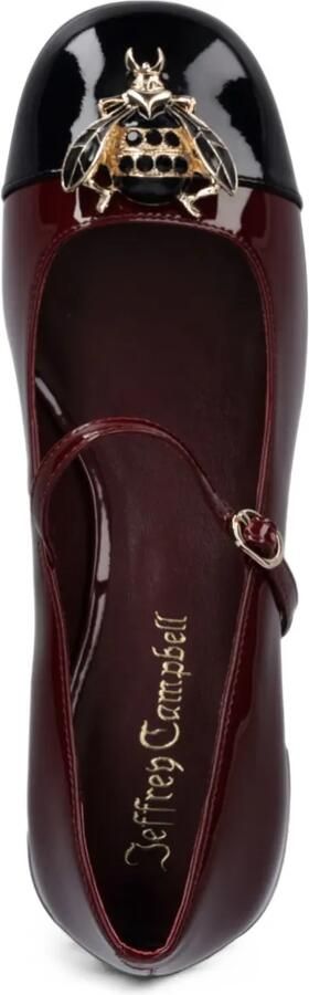 Jeffrey Campbell Jitterbug 2 patent bee-embellished pumps Rood - Foto 4