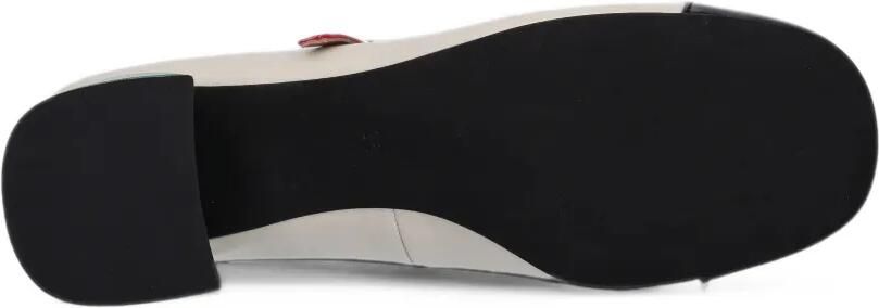 Jeffrey Campbell Jitterbug insect-embellished patent-toe pumps Wit - Foto 5