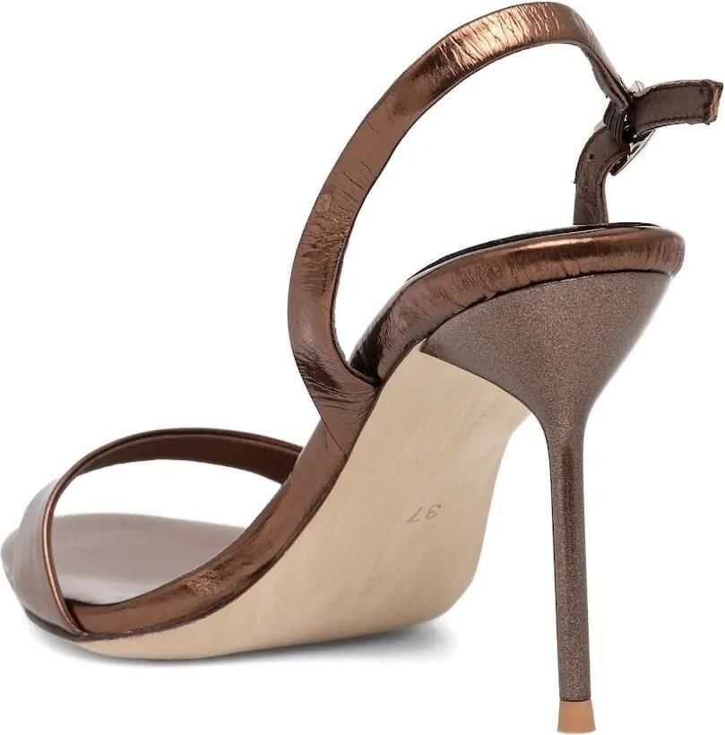 Jeffrey Campbell Leren slingback pumps Bruin - Foto 2