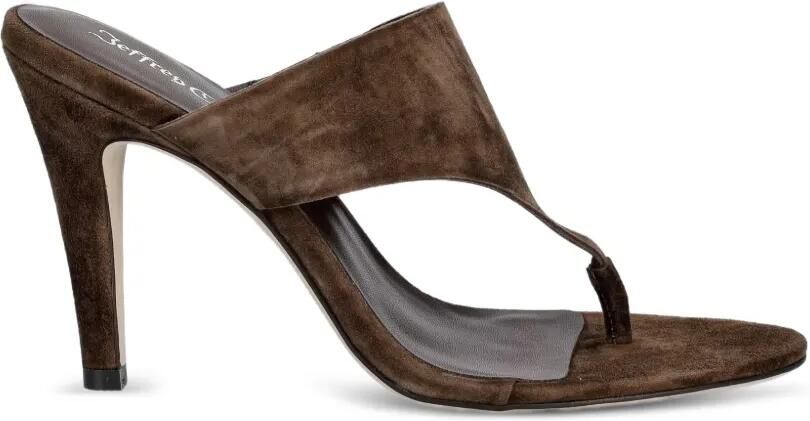 Jeffrey Campbell Marilla suède sandalen met bandje Bruin
