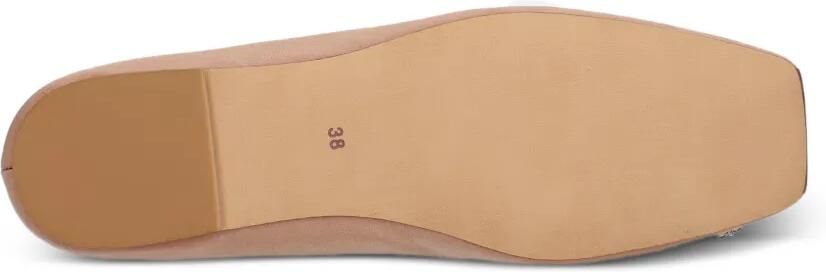Jeffrey Campbell Ornate ballerina's verfraaid met kristallen en vierkante neus Beige - Foto 5