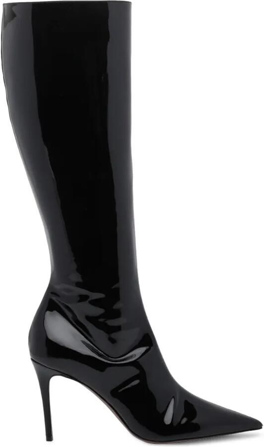 Jeffrey Campbell patent-finish knee-high boots Zwart - Foto 3