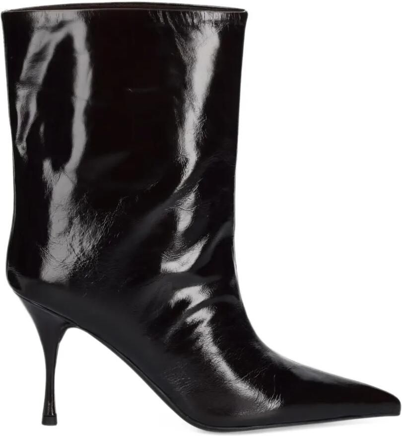 Jeffrey Campbell patent-finish pointed-toe ankle boots Bruin