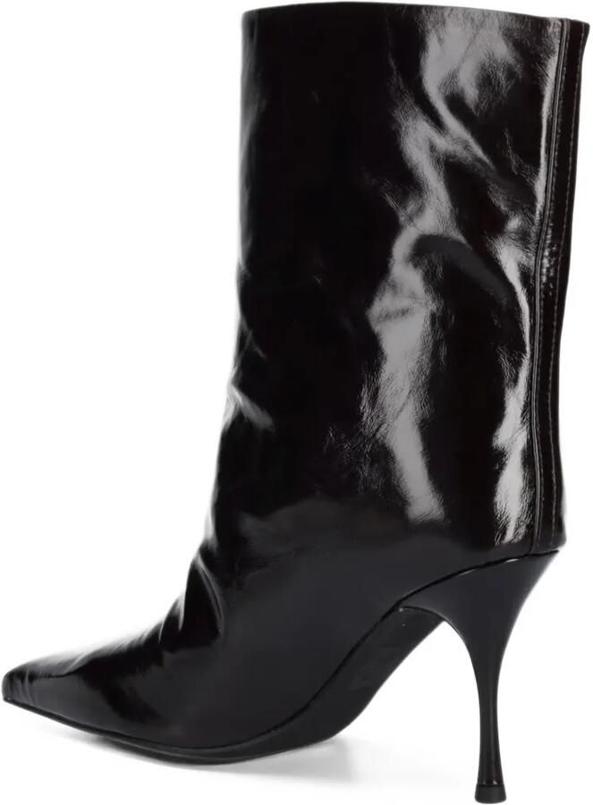 Jeffrey Campbell patent-finish pointed-toe ankle boots Bruin - Foto 3