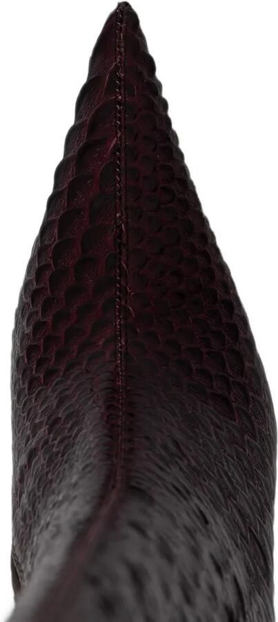 Jeffrey Campbell Proposal snakeskin-effect knee-high boots Rood - Foto 3