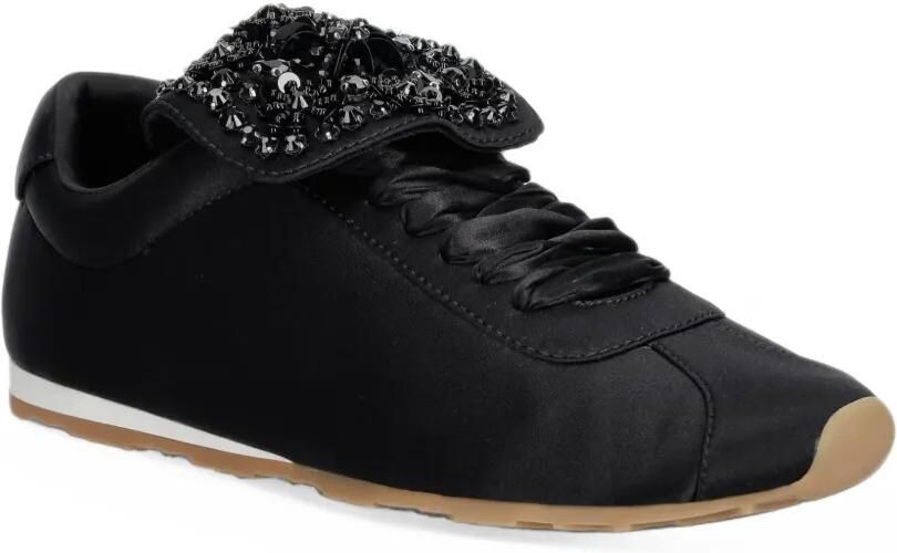 Jeffrey Campbell Shelter embellished satin sneakers Zwart - Foto 3
