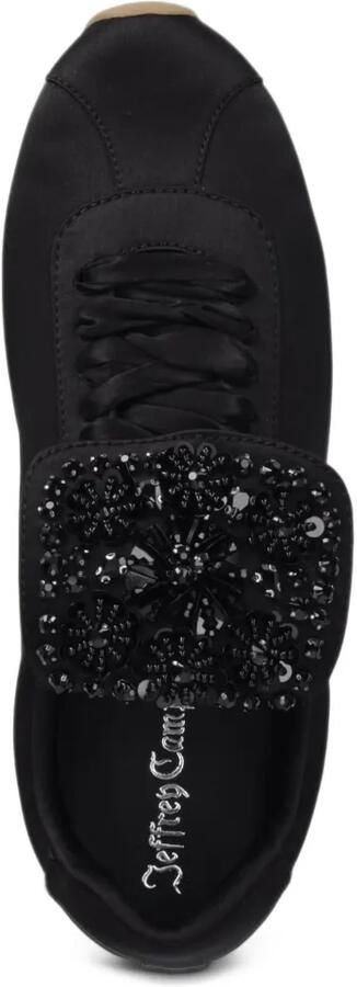 Jeffrey Campbell Shelter embellished satin sneakers Zwart - Foto 4