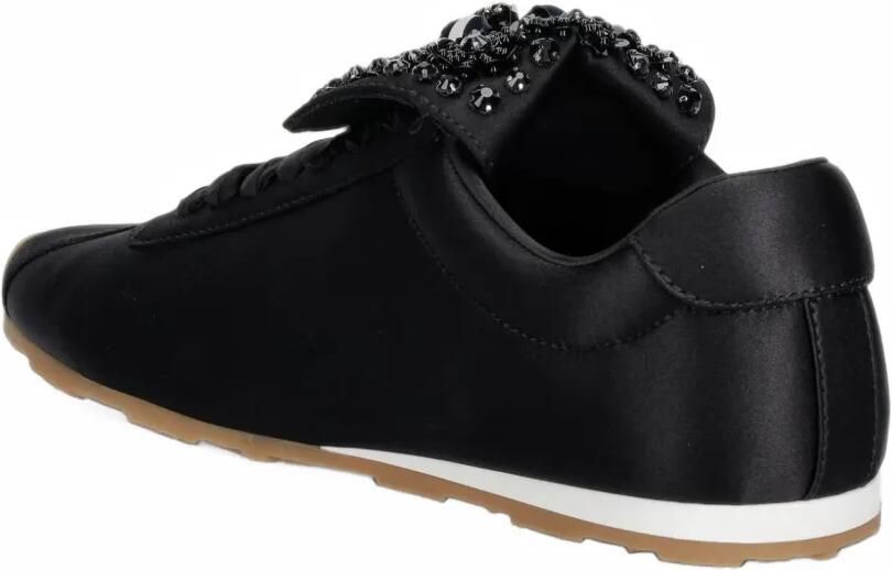 Jeffrey Campbell Shelter embellished satin sneakers Zwart - Foto 2