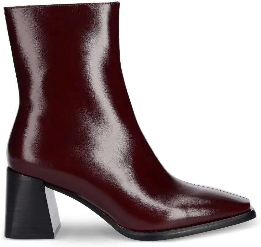 Jeffrey Campbell Sherpal leren enkellaarzen Rood