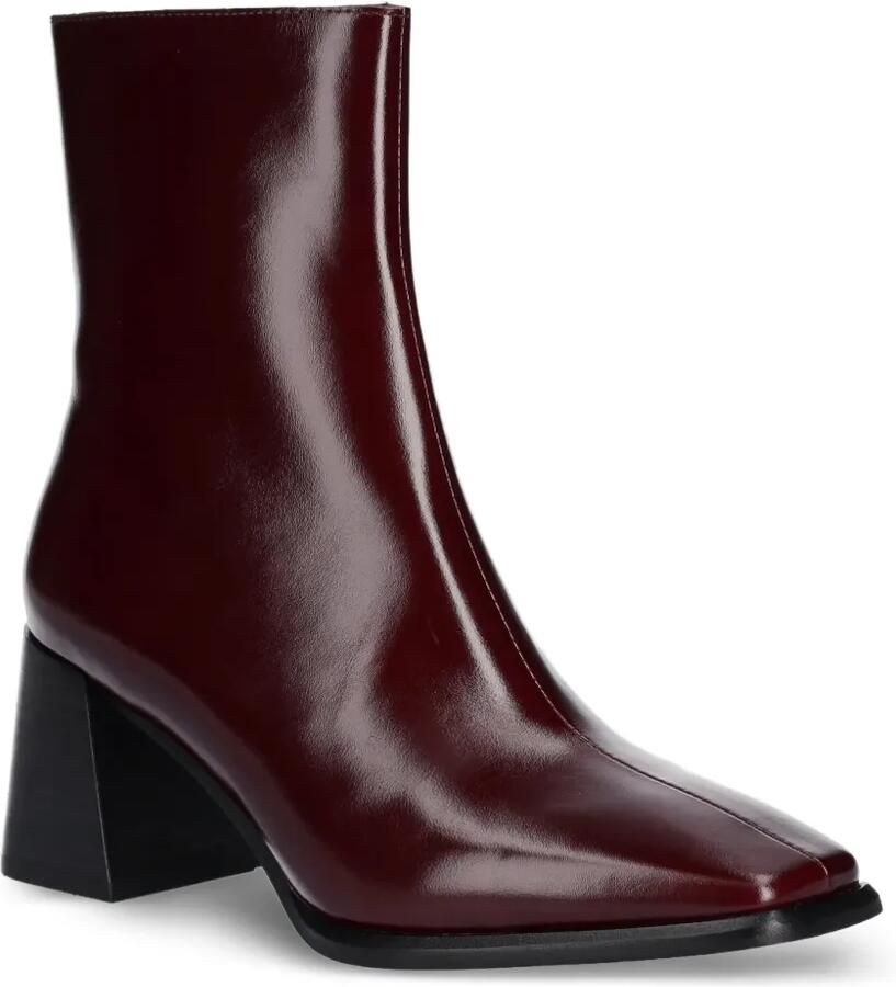 Jeffrey Campbell Sherpal leren enkellaarzen Rood - Foto 2