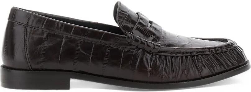 Jeffrey Campbell Stallone crocodile-effect penny loafers Bruin