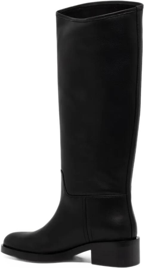 Jeffrey Campbell Torrential knee-high leather boots Zwart - Foto 3