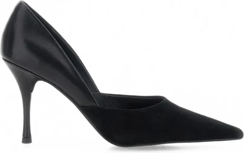 Jeffrey Campbell Volturi pumps met puntige neus en vlakken Zwart