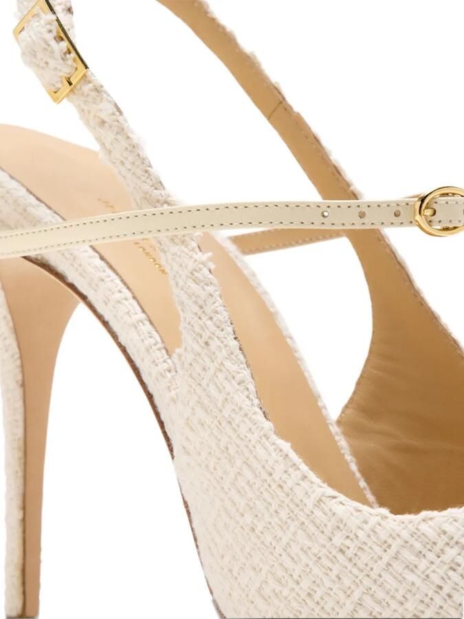 Jennifer Chamandi 105 mm Edoardo pumps Beige - Foto 2