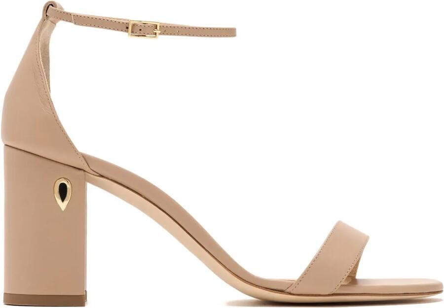 Jennifer Chamandi 85 mm Massimiliano sandalen met hak Beige