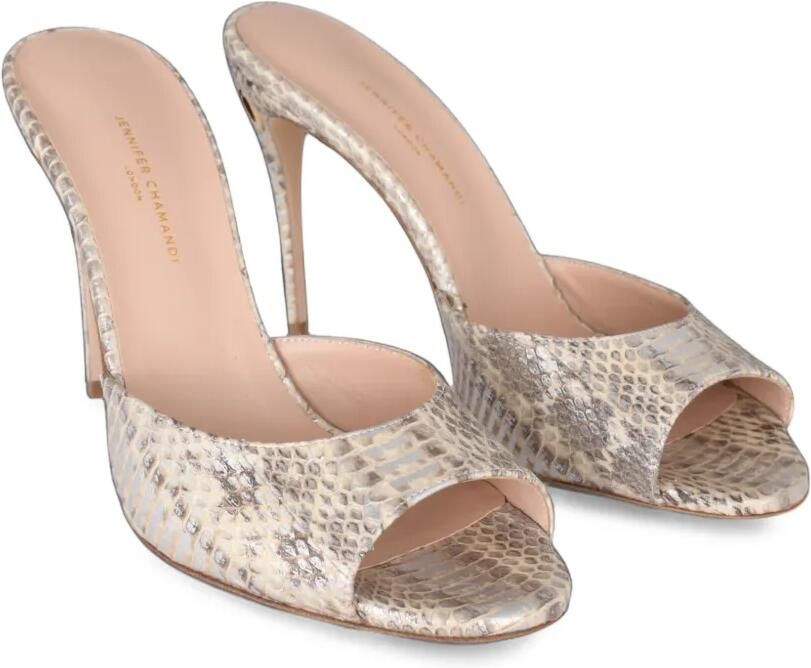 Jennifer Chamandi Guido open-toe mules Beige - Foto 2