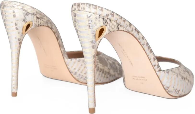 Jennifer Chamandi Guido open-toe mules Beige - Foto 4