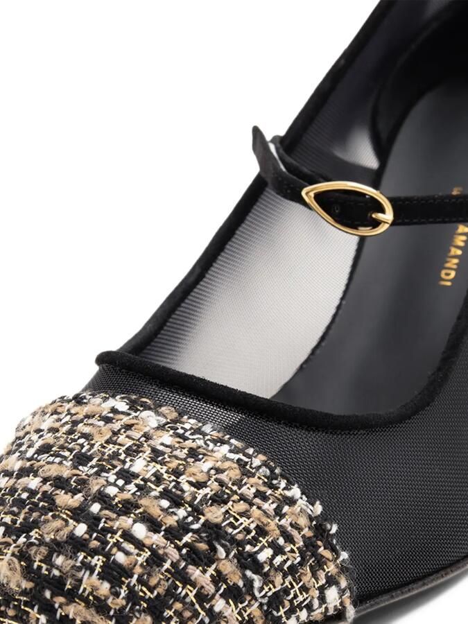 Jennifer Chamandi Paolo 65 mesh pumps Zwart - Foto 2