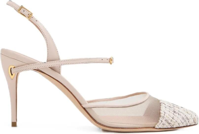 Jennifer Chamandi Vittorio slingback pumps Wit