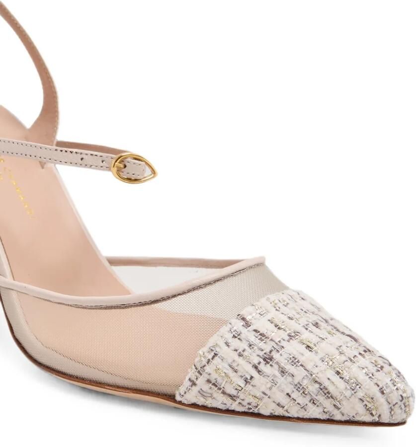 Jennifer Chamandi Vittorio slingback pumps Wit - Foto 2