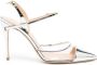 Jennifer Chamandi Vittorio pumps met metallic neus Zilver - Thumbnail 1