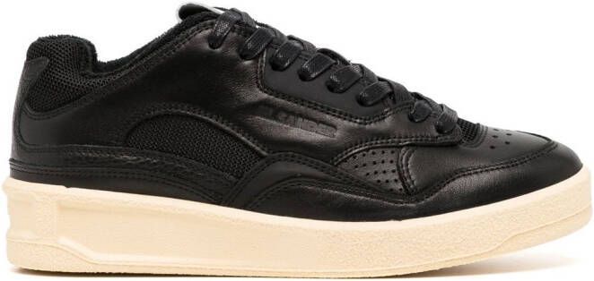 Jil Sander Basket low-top sneakers Zwart