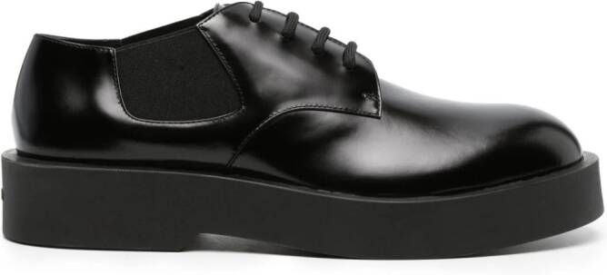 Jil Sander Derby schoenen met chunky zool Zwart