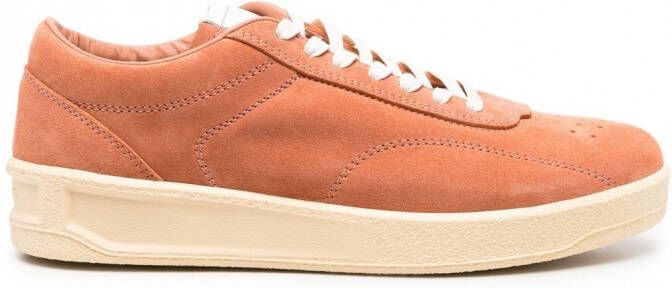 Jil Sander Sneakers met logo-reliëf Oranje