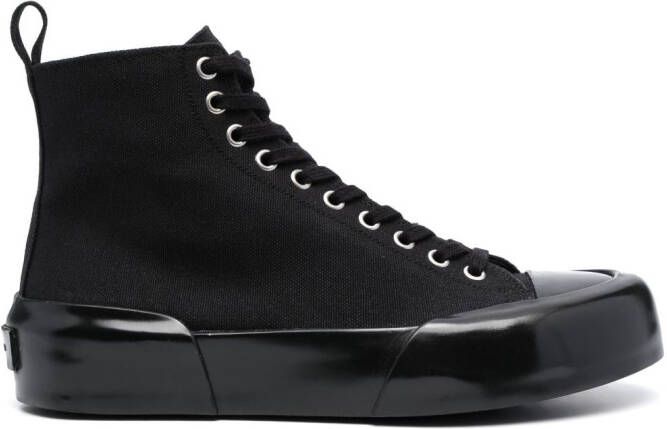 Jil Sander High-top sneakers Zwart