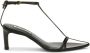 Jil Sander Hoge leren sandalen Zwart - Thumbnail 1