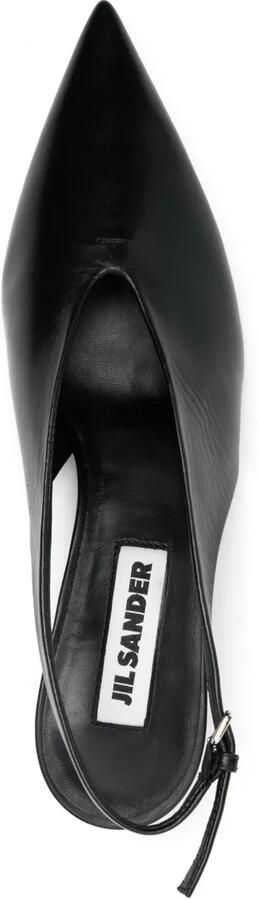 Jil Sander 35 mm lakleren pumps Zwart - Foto 4