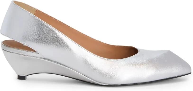 Jil Sander Arc pumps Zilver