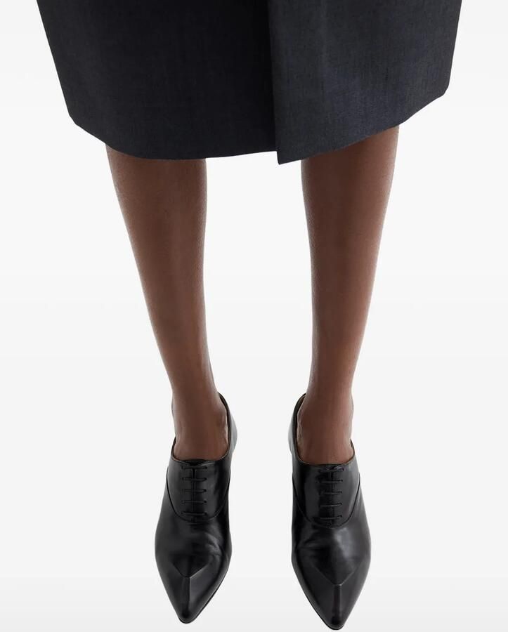 Jil Sander Arc veterschoenen Zwart - Foto 2