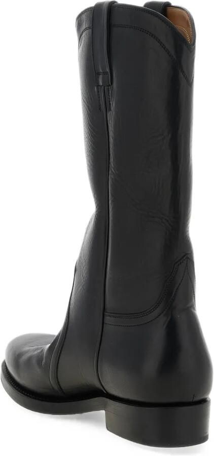 Jil Sander Bruce laarzen met Western-stijl stiksels Zwart - Foto 3