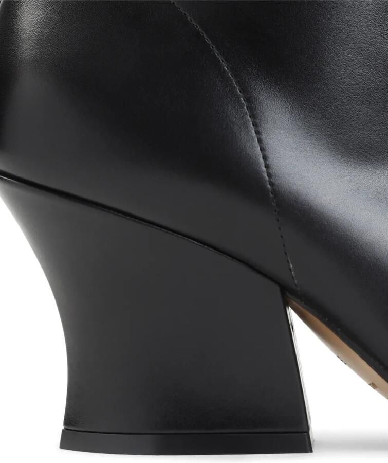 Jil Sander Enkellaarzen met blokhak Zwart - Foto 3