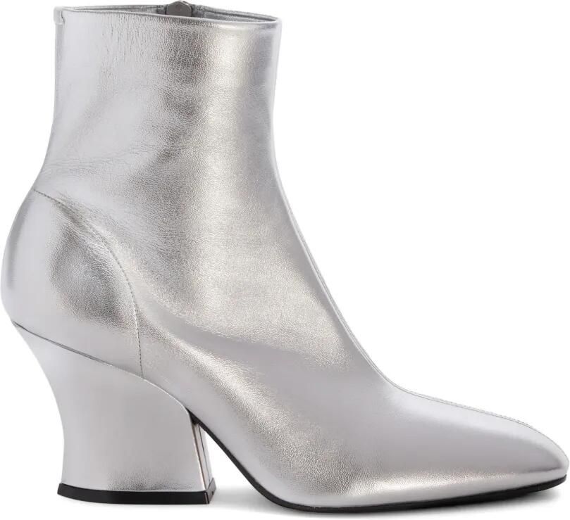 Jil Sander Lune enkellaarzen Zilver