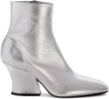 Jil Sander Lune enkellaarzen Zilver - Zilver