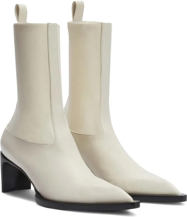Jil Sander Enkellaarzen Wit - Foto 2