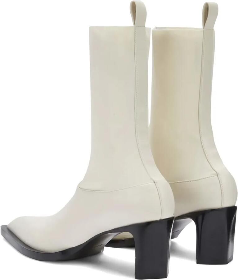 Jil Sander Enkellaarzen Wit - Foto 3