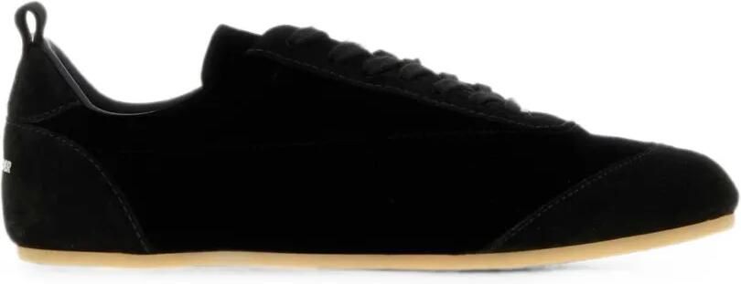 Jil Sander Etage suède sneakers Zwart