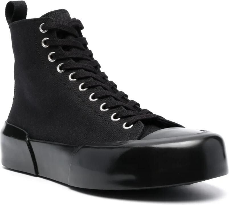 Jil Sander High-top sneakers Zwart