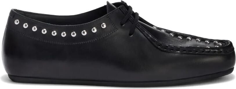 Jil Sander Hood veterschoenen Zwart