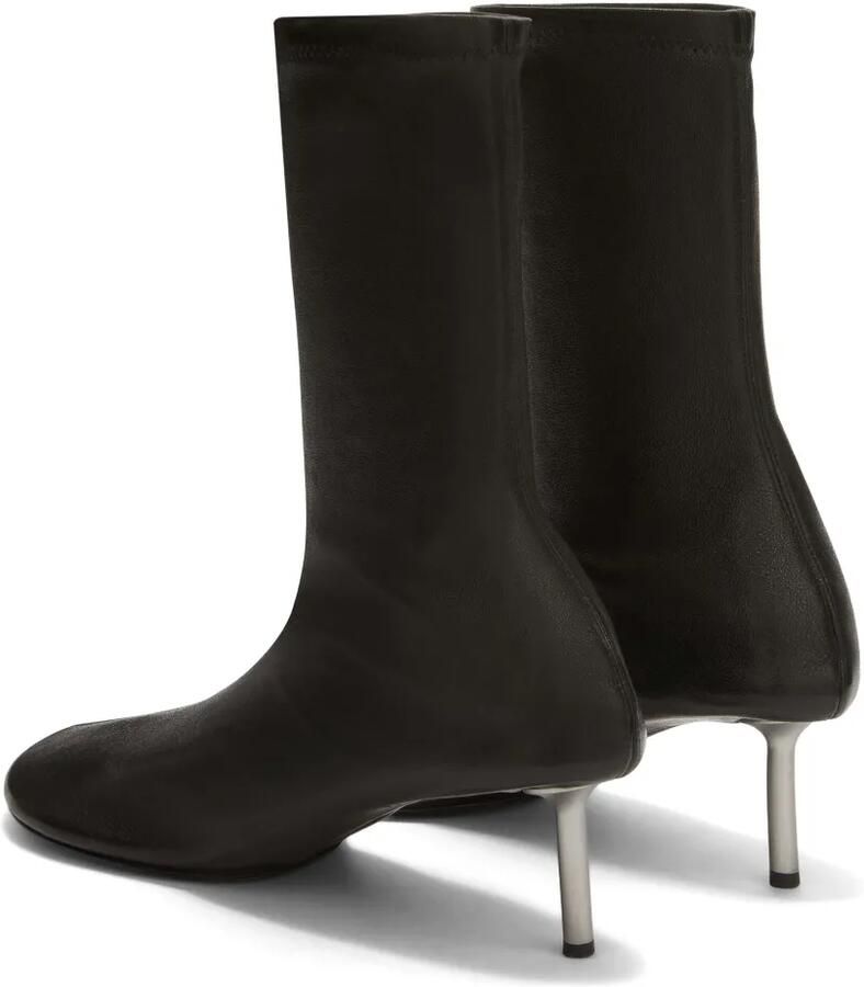Jil Sander Leren enkellaarzen Zwart - Foto 3